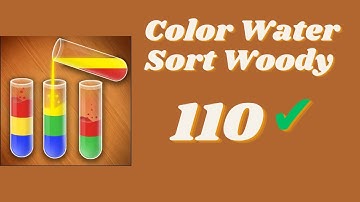 Color Water Sort Woody Puzzle Level 110