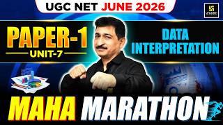 UGC NET June 2026 | UGC NET Paper 1: Unit 7 Data Interpretation Maha Marathon | Anil Sir