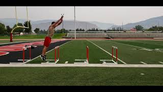 Hurdle Jumps with Pause and Broad Jump