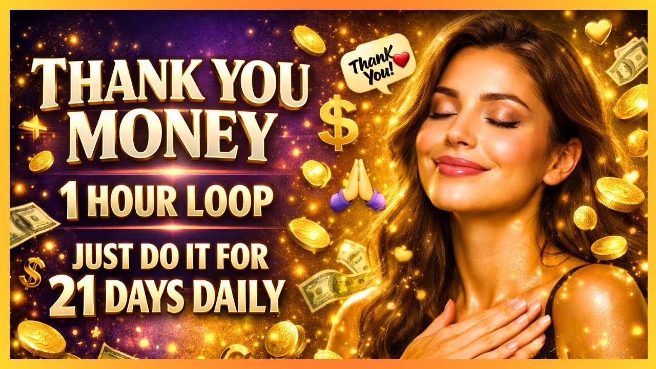 Thank You Money Chanting (1 Hour) | Heal Financial Blocks & Attract Wealth 