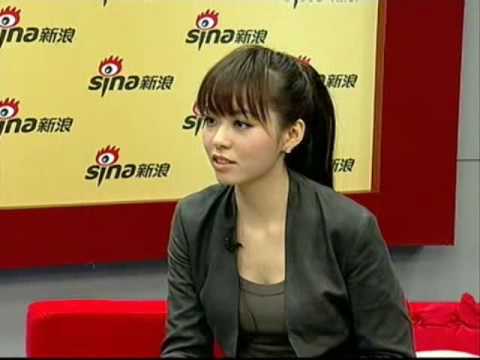張靚穎做客新浪訪談Part 4