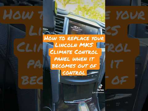 2013 Lincoln MKS Ecoboost FCIM Climate Control Touch Panel Replacement #lincoln #mks #ecoboost #ford