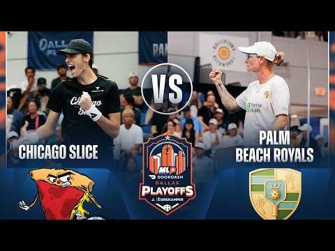 Chicago Slice vs Palm Beach Royals - Match 1 at 2026 MLP Playoffs Dallas - Day 1