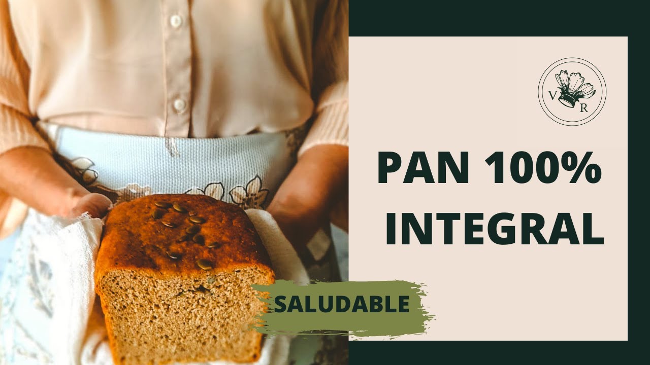 PAN DE MOLDE 100% INTEGRAL.  Tierno, esponjoso y con todos los secretos.