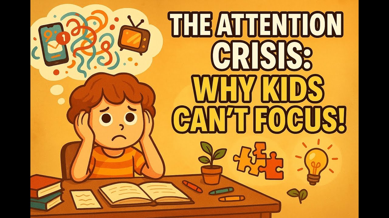 The Attention Crisis: Why Kids Can’t Focus Anymore (Science-Backed Fixes)