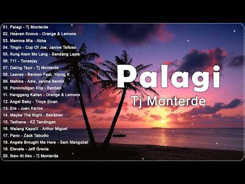 PALAGI - TJ MONTERDE | Best OPM Tagalog Love Songs With Lyrics 2024 | OPM Trending 2024 Playlist