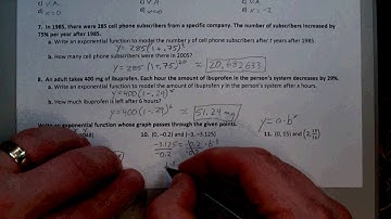 Solution Video - Algebra II/Trig B - Review 7.1-7.5