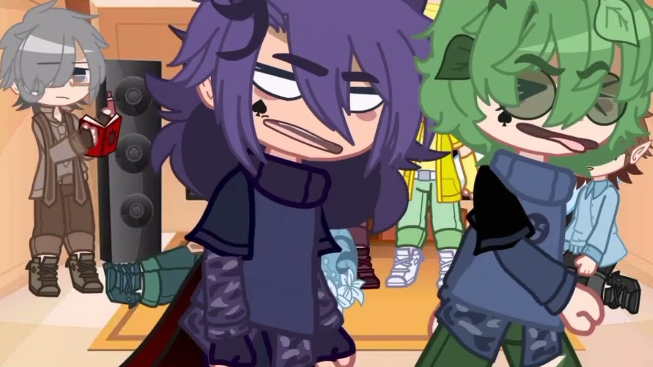 💚Реакция на видео из тт|13 карт|Gacha club|💚