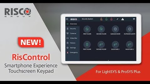 RisControl Smart Touchscreen Keypad - EN