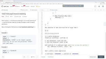 【每日一题】1542. Find Longest Awesome Substring, 8/10/2020
