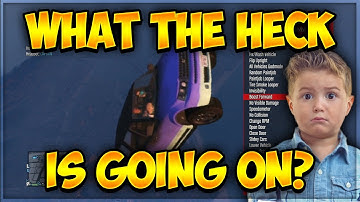 TROLLING KID ONLINE WITH MODS ! (GTA 5 Funny Trolling)