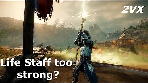 Life Staff too strong? New World PvP | 4K