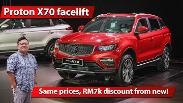 2025 Proton X70 facelift - fresh looks, updated tech, same price, discount from new
