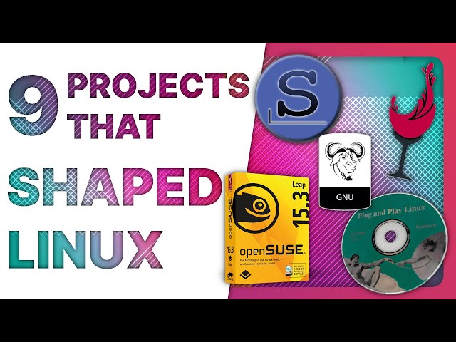 9 Projects that CHANGED the Linux world! class=