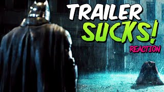 Batman v Superman TEASER Trailer SUCKS REACTION & RANT