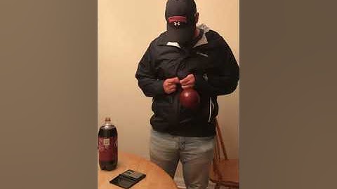 Weighing the gas to determine carbonation in sodas