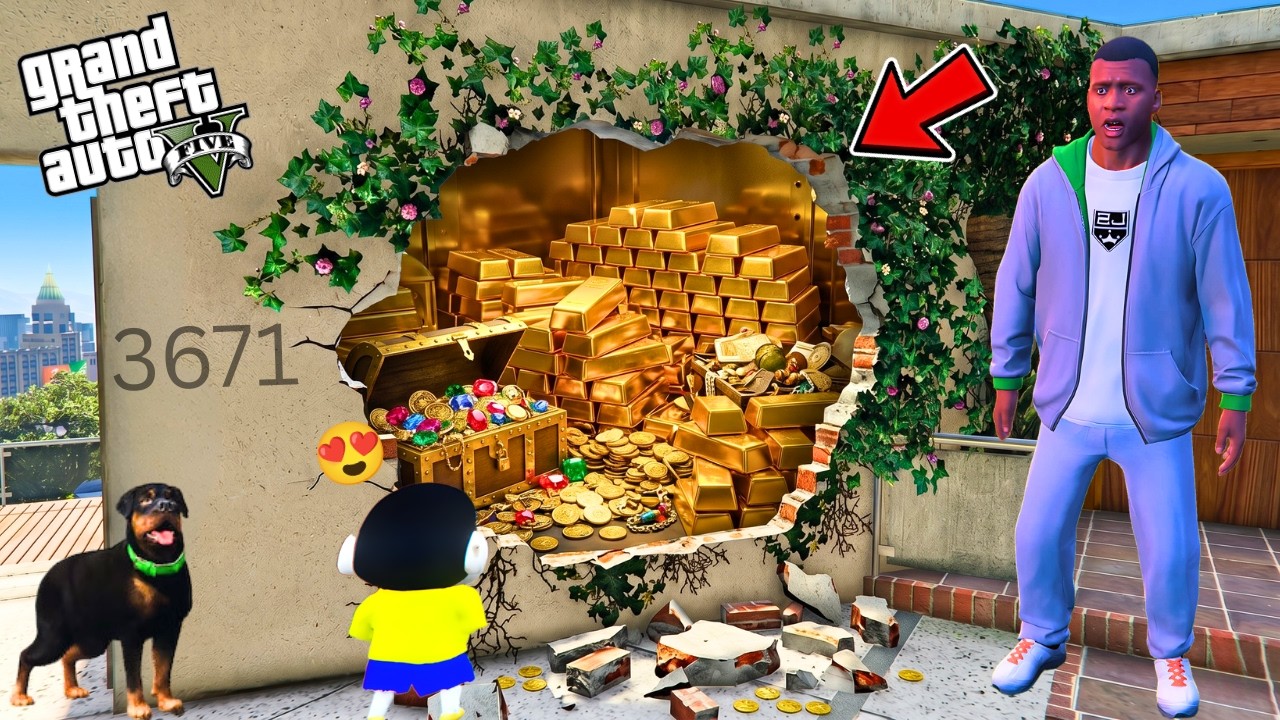 Franklin Found New Most Ultimate Secret Garage Door in His House GTA 5