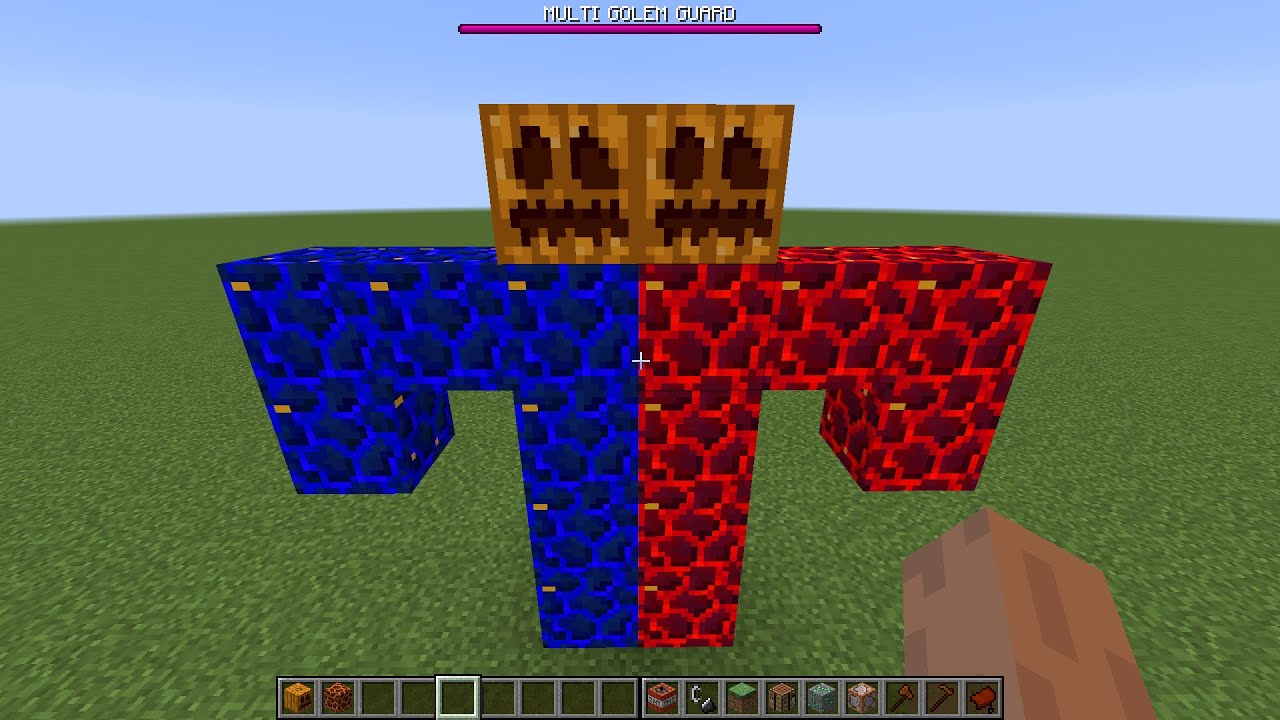 what if you create a MULTI GOLEM GUARD in MINECRAFT - YouTube