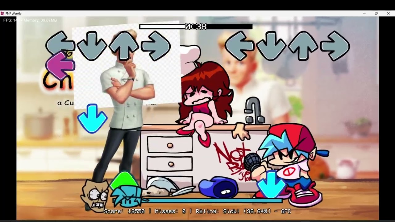 FNF Weekly Weird FUNNY Games: Chef Blasting