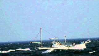 20111206　荒れる海岸風景（波の音）　Seashore walk .avi