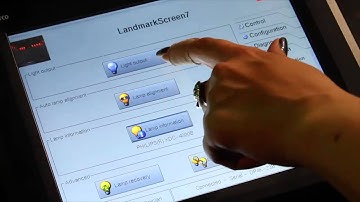 Lamp alignment Barco digital projector - CN