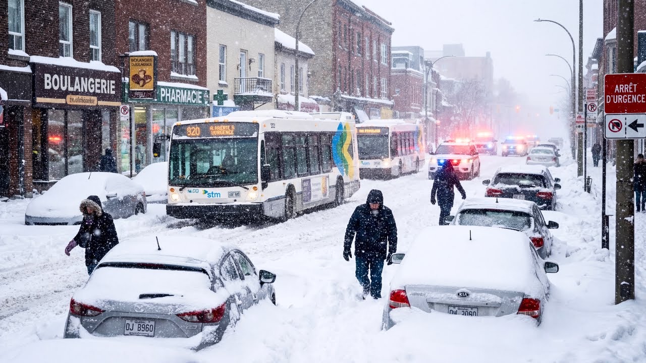 BREAKING NEWS: Montreal Faces Another 30cm - City Services Overwhelmed, Travel Banned