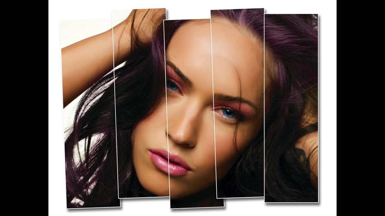 tutorial 12 : Vertical Photo Panels Effect | Photoshop