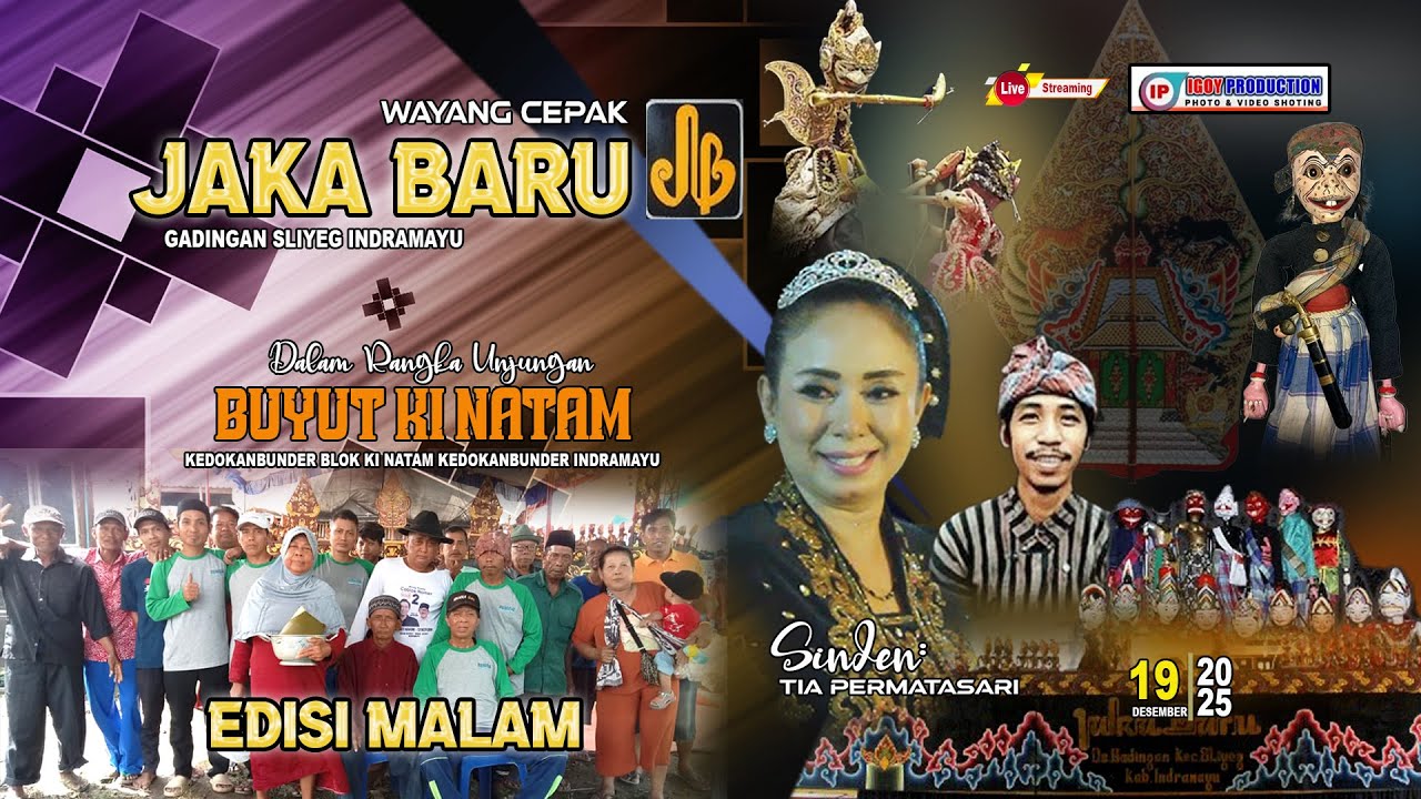 LIVE MALAM WAYANG GOLEK JAKA BARU - UNJUNGAN BUYUT KI NATAM _ BLOK KI NATAM-KEDOKAN BUNDER