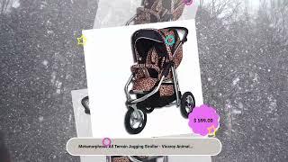 Metamorphosis All Terrain Jogging Stroller - Vicaroy Animal Print
