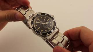 Pre-owned Rolex Submariner 5512 40mm Case 1.5 Million Serial Luxury Watch Review
