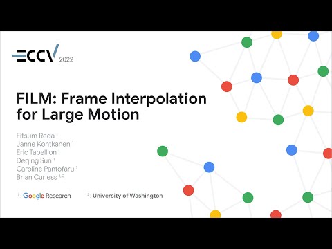 FILM: Frame Interpolation for Large Motion, in ECCV 2022