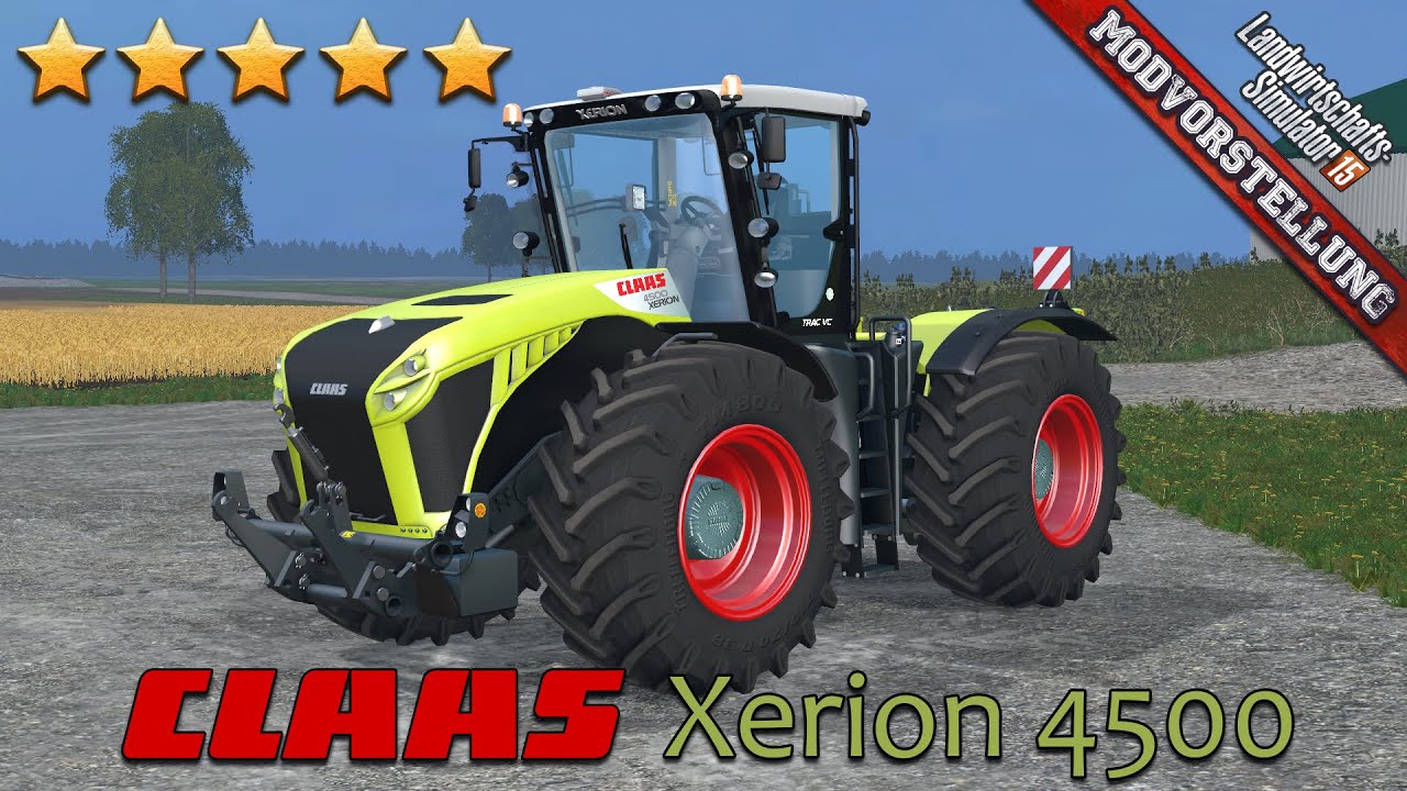 LS 15 Modvorstellung #204 ★ Claas Xerion 4500 by Czech Mod Team - YouTube