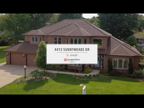 4412 Sunnymeade Drive, Saint Joseph, MI home video tour