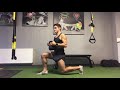 lunge with trunk rotation