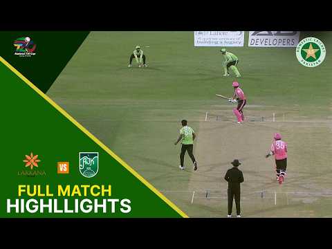 Full Match Highlights  | Larkana Region vs AJK Region | National T20 Qualifiers | Match 9 | MZA1T