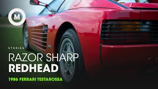 Razor Sharp Redhead | STORIES | 1986 Ferrari Testarossa