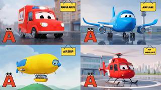 80 Abc Vehicles Song A To Z Vehicle Learning Song For Kids Fun And Educational