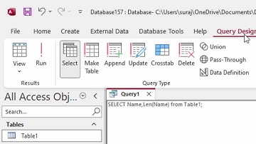How to use Len function in Ms Access in hindi@COMPUTEREXCELSOLUTION