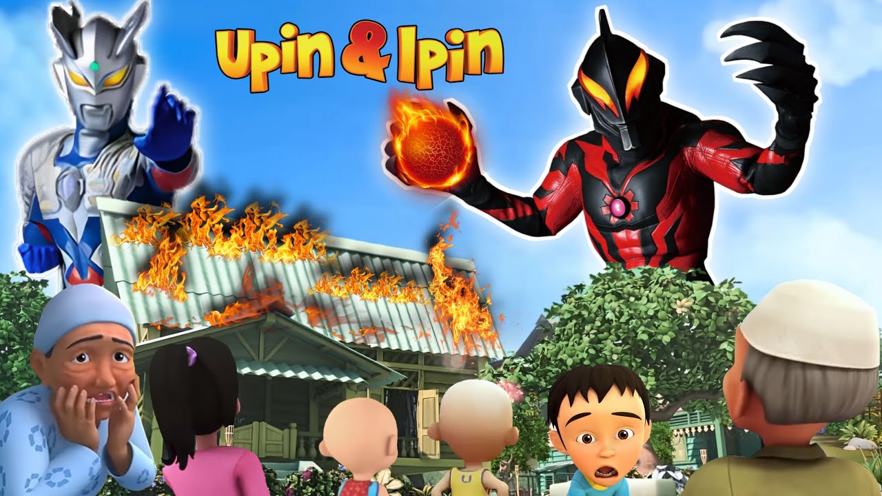 Upin Ipin dan Ultraman Zero Melawan Ultraman Belial