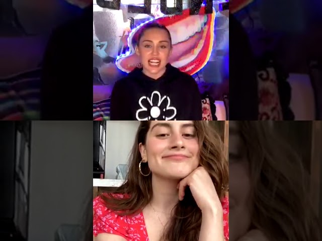 Miley Cyrus (@mileycyrus) archived Instagram live stream from April 3, 2020