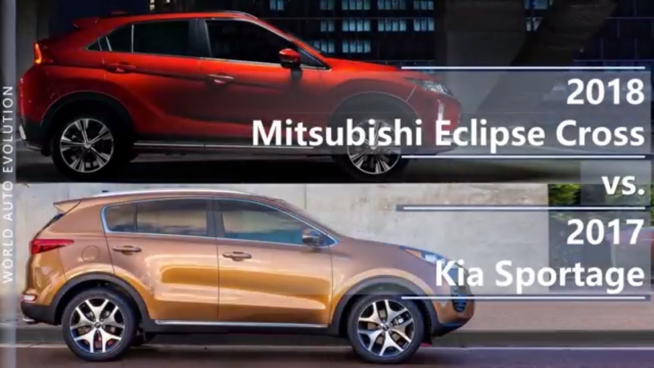 2018 Mitsubishi Eclipse Cross Vs 2017 Kia Sportage (Technical Comparison) - Youtube