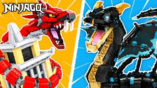 Great Devourer vs Black Dragon: Who Is Stronger in LEGO NINJAGO? | RIAM Bricks