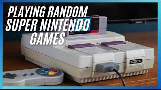 Playing Random Super Nintendo games!