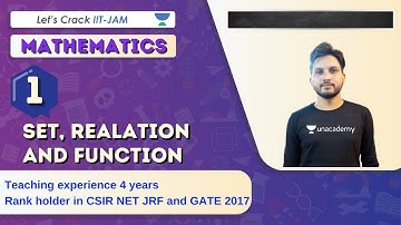 Set, Realation and Function | Mathematics | IIT JAM | Ankit Kumar