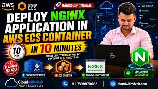 Deploy Nginx Application in Ecs Container within 10 Min || AWS Ecs Container 2026 Tutorials in Hindi