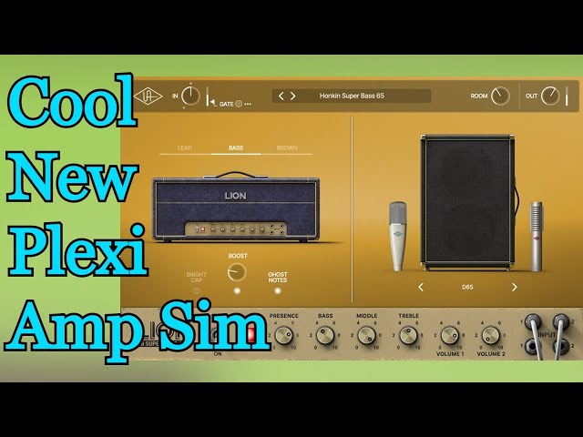 Cool New Marshall Plexi Amp Sim Plugin by Universal Audio - Lion