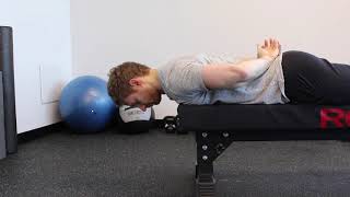 Prone neck retractions with scapula squeeze