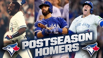 16 minutes of EPIC Blue Jays Postseason homers (Joe Carter, José Bautista George Springer, MORE 🔥)