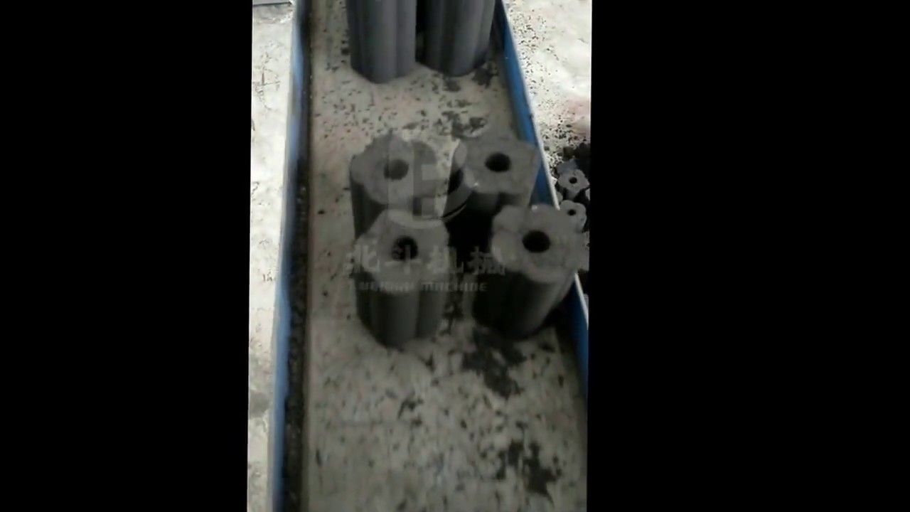 charcoal briquette making machine YouTube