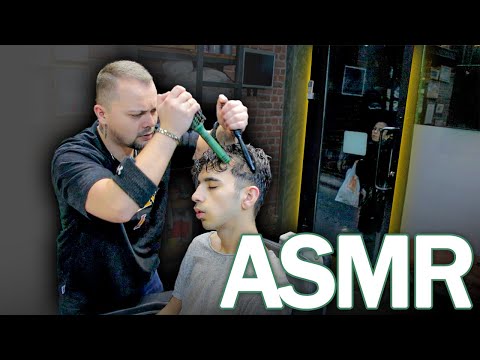 ASMR SLEEP MASSAGE | Amazing Barber Massage Asmr For Sleep Relief w/youngbarberveysel